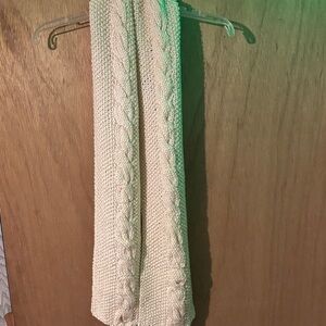 Unlisted Cream Knit Scarf